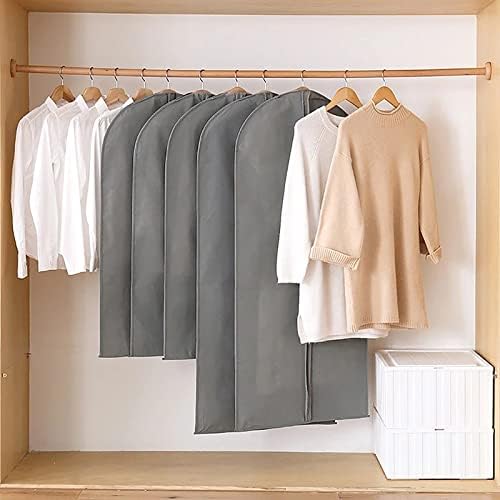 JJZXD 厚く服のダストカバーぶら下がっている保護袋home wardrobeの透明な