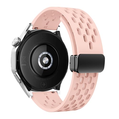 Bracelet magnétique étanche pour Huawei Watch GT 5 46mm 41mm rose