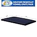 Cozy Pet Weather Resistant Dog Bed Kennel Pad Crate Mat Navy 24 X 39 Inches