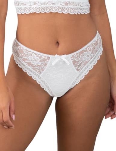 Image of Pour Moi 84012 Rebel High Leg Brief White