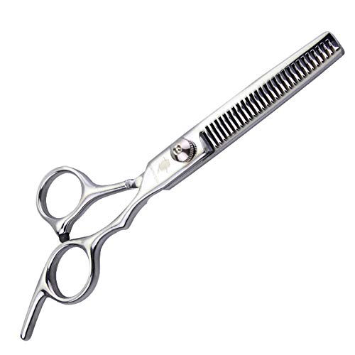 Forbici sfoltire i capelli, tagliare i denti Cesoie professionali Barbiere Parrucchiere Texturizing Salon Razor Edge Scissor Giapponese Acciaio inossidabile 6 pollici,A