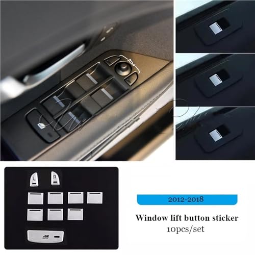 Cache-Boutons Terrain Range Rover Evoque L538 Finition Chrome Premium - 2