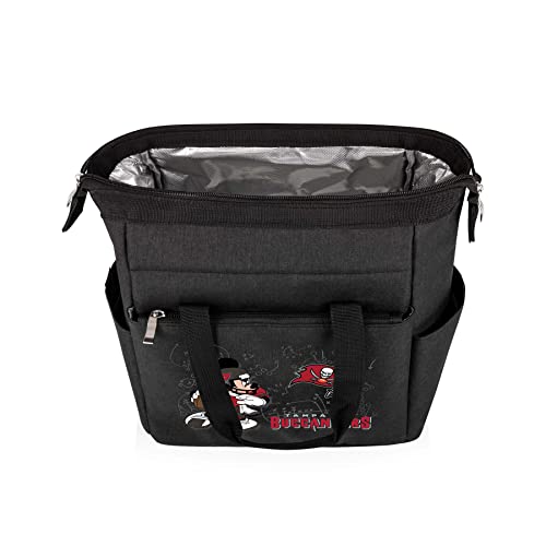 Image of PICNIC TIME NFL Mickey Mouse On The Go Lunch Bag - Soft Cooler Lunch Box - Insulated Lunch Bag, (Black)