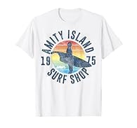 Officially Licensed Jaws Apparel 18NVJW00008A-001 Lightweight, Classic fit, Double-needle sleeve and bottom hem
