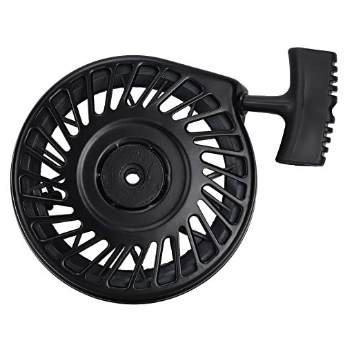 ANKROYU プルスターター交換用フィット VLV126 OVRM120 LEV115 LEV120 LEV195 AV600 芝刈り機アクセサリー 耐久性のある金属 PP 素材 ブラック 14.2x3.6cm 444g