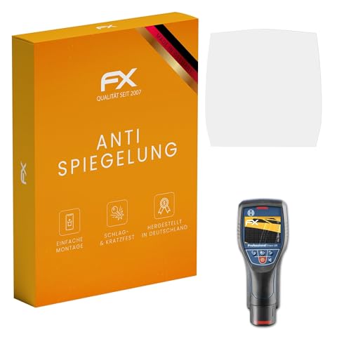 atFoliX Displayfolie kompatibel mit Bosch D-tect 120 Schutzfolie, entspiegelnde und stoßdämpfende FX Folie (2X)