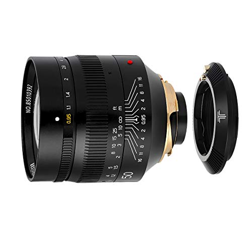 【国内正規品】銘匠光学 TTArtisan 50mm f/0.95 ASPH 「2年保証付」 + キヤノンRFマウント変換