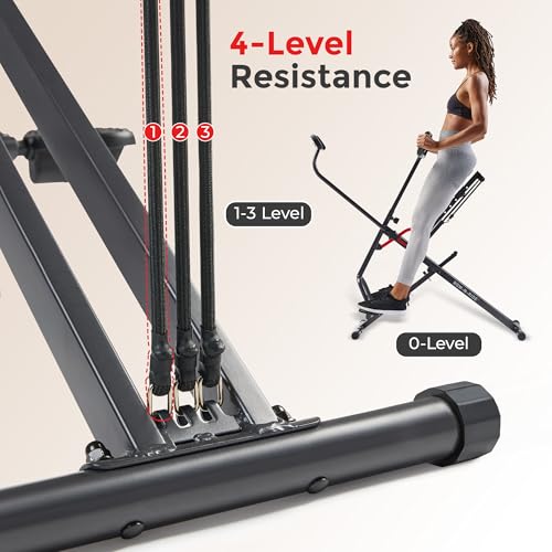 Miniatura 4 de Sunny Health Fitness Ejercitador Smart Upright Row-N-Ride, Entrenador De Asistencia Para Sentadillas Para Glúteos Y Entrenamiento Cardiovascular Completo Con Resistencia Ajustable - No. 077smart