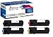 Produktbild PREMIUM CARTOUCHE - x4 Toners - C13S050630 + 50629 + 50628 + 50628 (Schwarz + Cyan + Magenta + Gelb) - Kompatibel für Epson Aculaser C 2900 DN C 2900