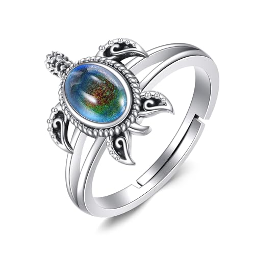 Bague animal 925 argent sterling corbeau anneau réglable ouvert