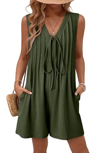 AlvaQ Rompers for Women Jumpsuits Casual Trendy Summer Romper Spring