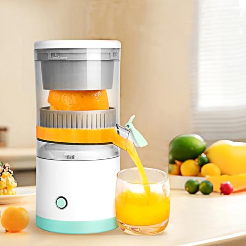 Exprimidor eléctrico de cítricos, exprimidor de cítricos con cable USB, exprimidor portátil fácil de limpiar para jugo de naranja fresco, exprimir naranja, limón, kiwi y jugo de toronja