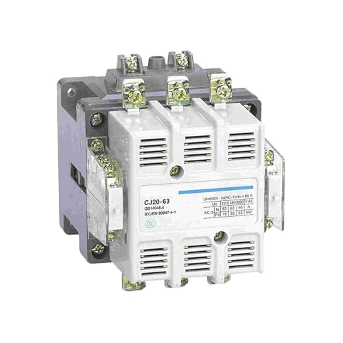 Contacteur CA CJ20-63 triphasé 380V bobine CA inverseur 2 NO 4 NF pour armoire électrique