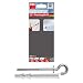 Produktbild TOX Hakendübel Pirat Longbird-S mit Allzweck-Rahmendübel Tetrafix XL 8 x 80 mm und Schraube mit offener Öse, Dübel und Haken für fast alle Baustoffe, jeweils 2 Stück im Blister, 051701411