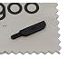 Produktbild USB Cover Abdeckung Schwarz für Original Samsung für Samsung Galaxy S4 Active (i9295) Klappe Stopfen Kappe Dichtung mit mungoo Displayputztuch