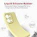 Yienning Phone Case for Oppo Reno 15 Pro, Liquid Silicone Full Lens Coverage Anti-Scratch Microfiber Lining Shockproof Protective Case Compatible with Reno 15 Pro Sky Blue