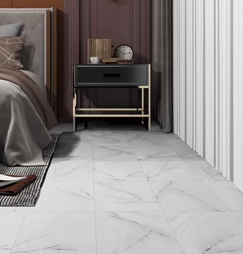 YukaSPC フロアタイル 大理石 置くだけ 床 シート (グレーX赤 型番号030) の商品画像 2