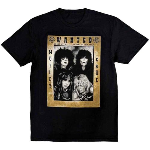 Motley Crue Buffalo Band Logo T Shirt Size XL