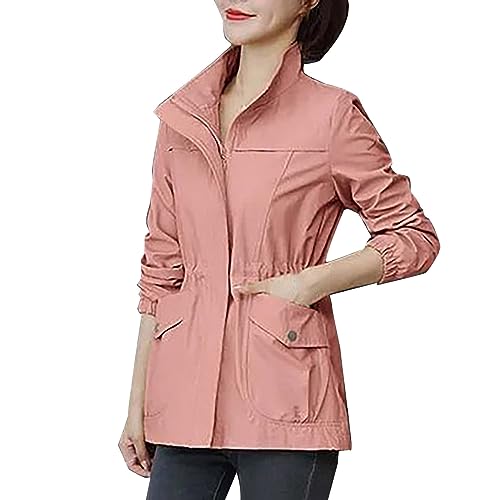 Chaqueta impermeable de softshell para mujer ligera y transpirable