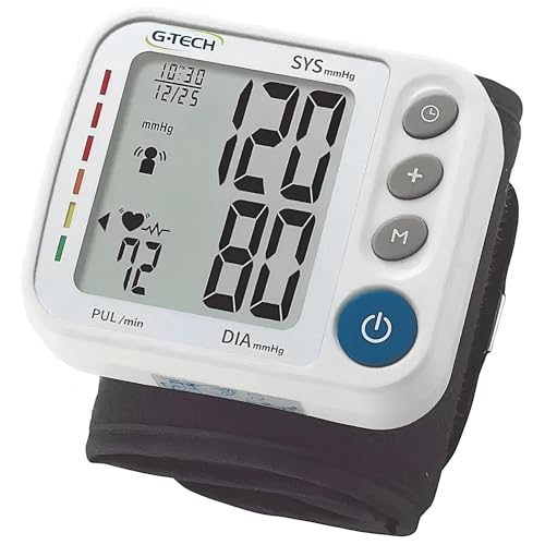 G-Tech Aparelho de pressão digital de pulso GP400, Branca