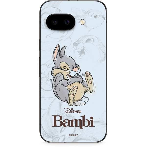 Skinit Decal Phone Skin Compatible with Google Pixel 9a - Officially Licensed Disney Bambi Thumper Sketched Portrait Design