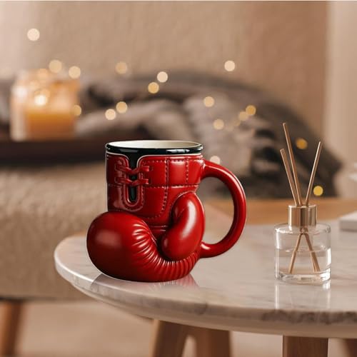 Tasse de café glove boxing 3D avec poignée ergonomique gant