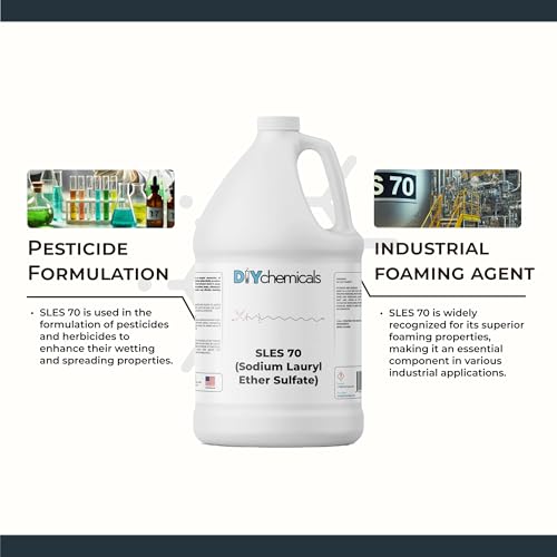Image of DIYChemicals | High Purity 70% Sodium Lauryl Ether Sulfate (SLES) (1 Gallon)