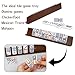 Bucher&Rossini Domino Racks 4packs - Authored Design Nut Brown Tile Holders for Dominoes Set Mexican Trains Mahjoon Chickenfoot
