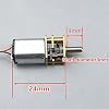 5PCS Mini N20 Gear Motor DC 3V-9V Slow Speed Full Metal Gearbox DIY Robot Car