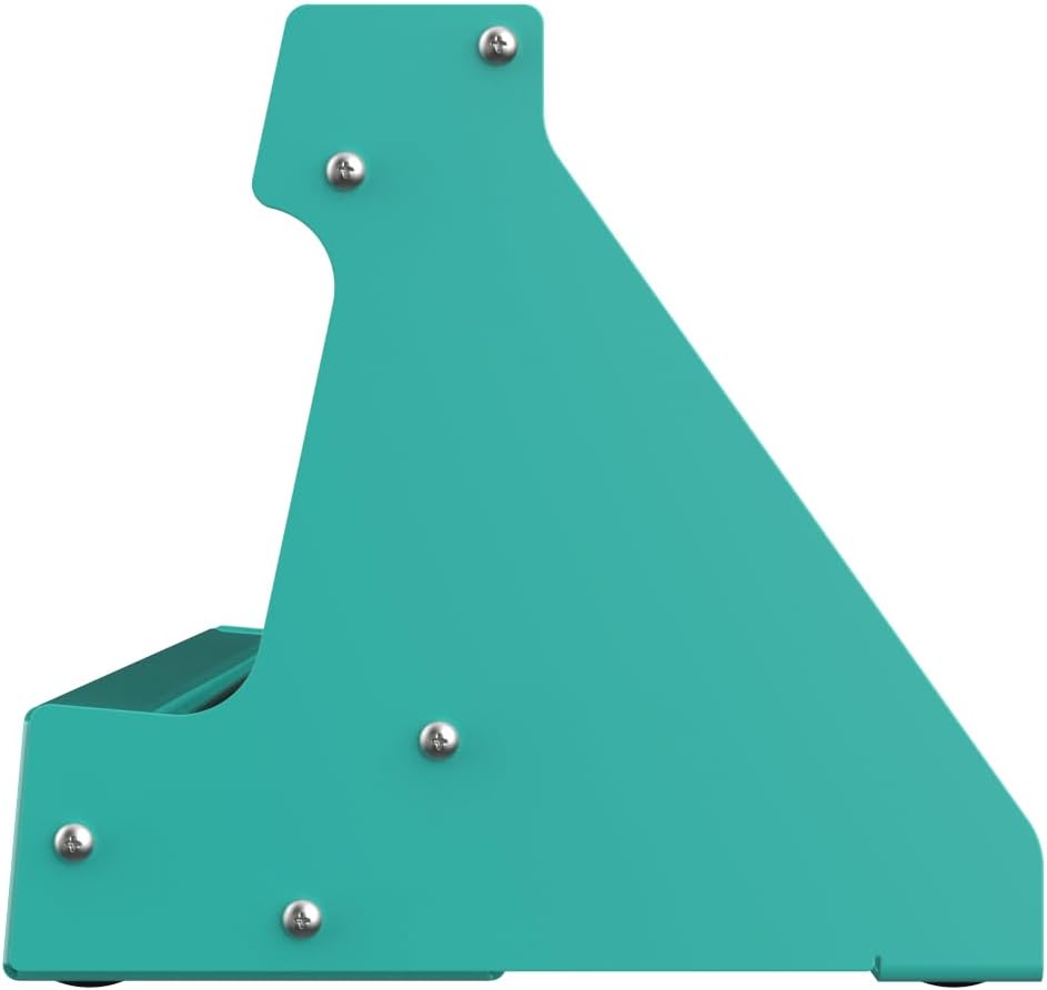 Stoke Stand Free-Standing Ski, Snoboard, Skateboard, Longboard Floor Rack (Mint/White Logo, Standard)