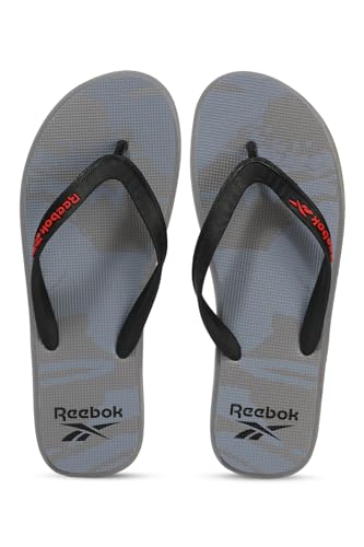 Reebok Men Textile/Synthetic RUSSEL FLIP Swim Flip Flop LGH SOLID GREY/ORANGE FLARE/BLACK UK-8 (B09N721CS7) Amazon Price History, Amazon Price Tracker