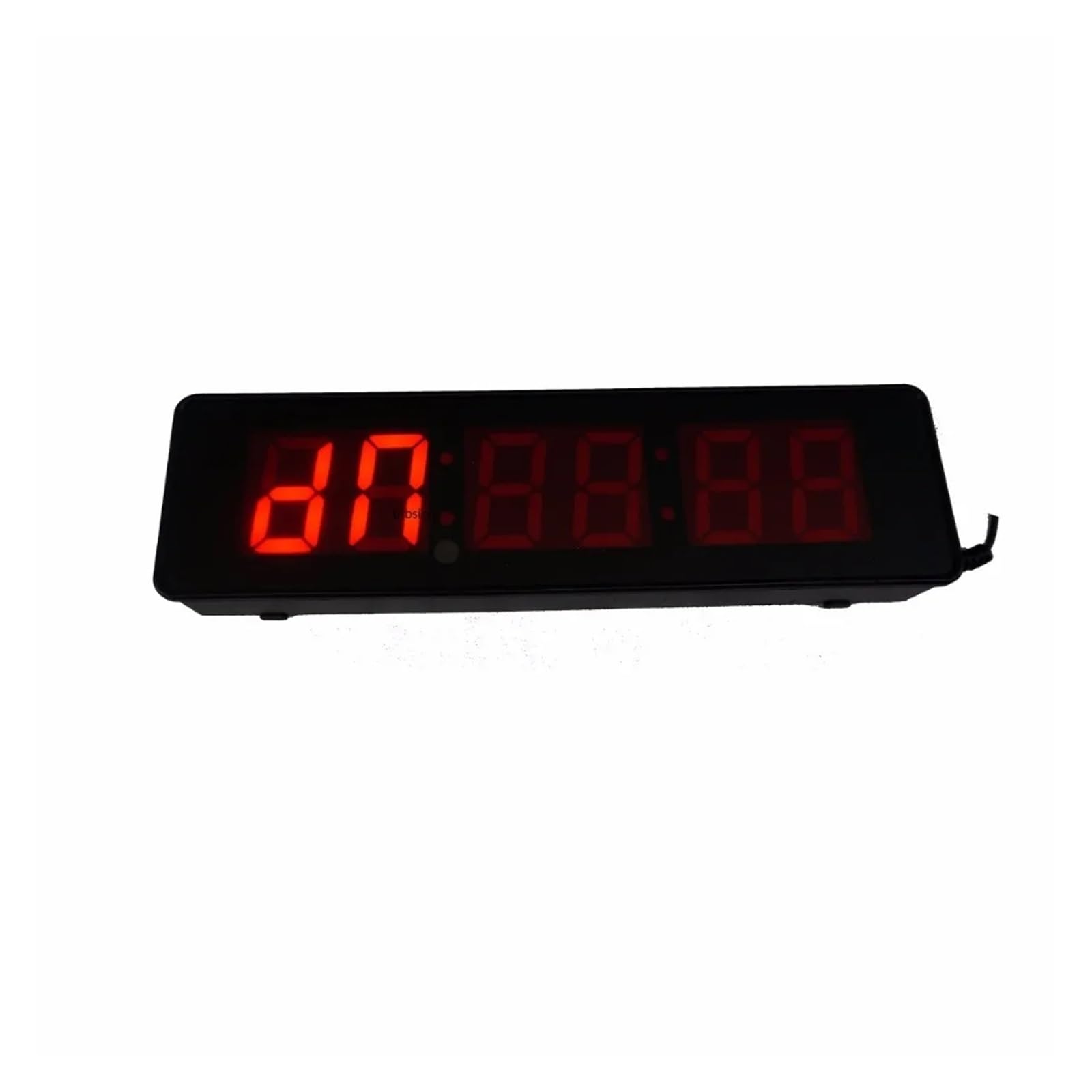 Timer Sport, Horloge Murale à 6 Chiffres de 2 Pouces, Compte à rebours LED for Jeux de Salle d'évasion avec télécommande et Boutons