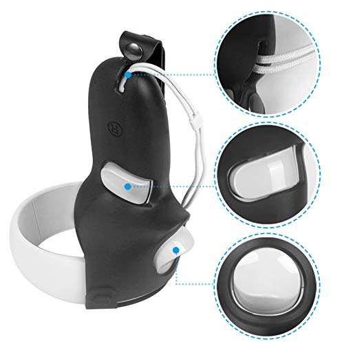 Custodia protettiva per accessori VR per Oculus Quest 2 VR Touch Controller con impugnatura per cinturino nocche per Oculus Quest 2_voghion.com
