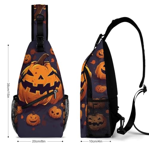Bolso bandolera Halloween para senderismo y uso casual miniatura 2