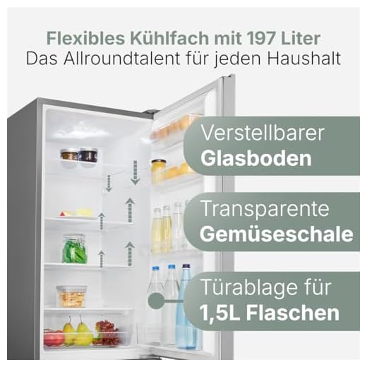 Bomann Kühlschrank mit Gefrierfach 180 cm