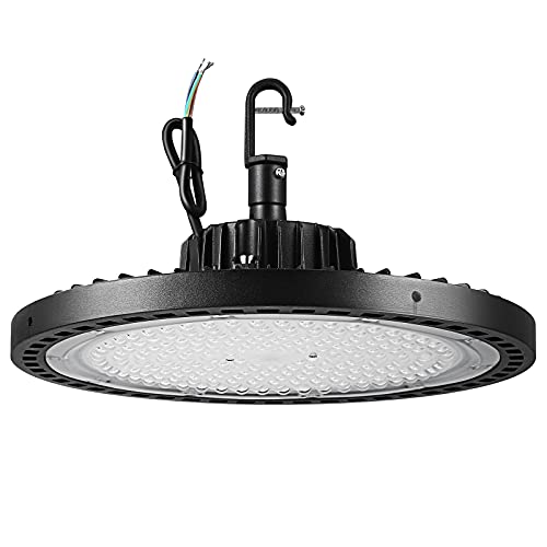 Led Garage Lights 150W, 22500LM Shop Lights for Work Shop with Hanging Hook, 6500K OUTAD UFO LED Light for Barn, Shop and Warehouse