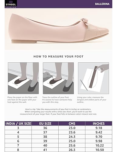 Image of Symbol Premium Women's 'Desk to Dinner' Flat Ballerinas (Ballet Flat|Ortholite Insole)