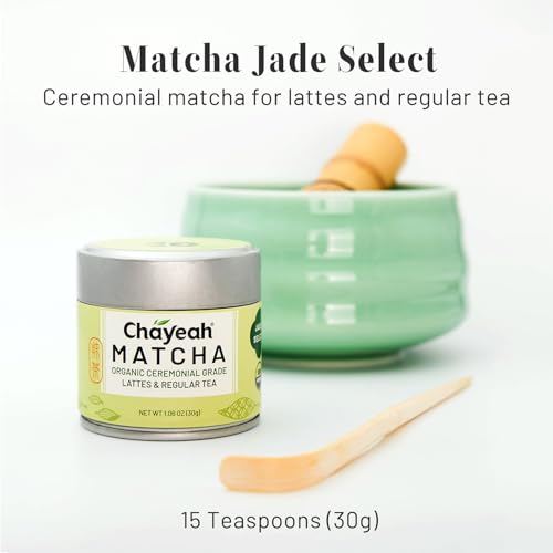 Té matcha orgánico ceremonial 1.06 oz miniatura 3