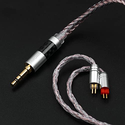 Image of Linsoul Tripowin Jelly Upgraded 16 Core 21 Wires Per Core Silver-Plated OCC+Alloy Copper Graphene+OCC Mixed Braided Cable for Audiophile Musician (2pin 0.78-3.5mm)