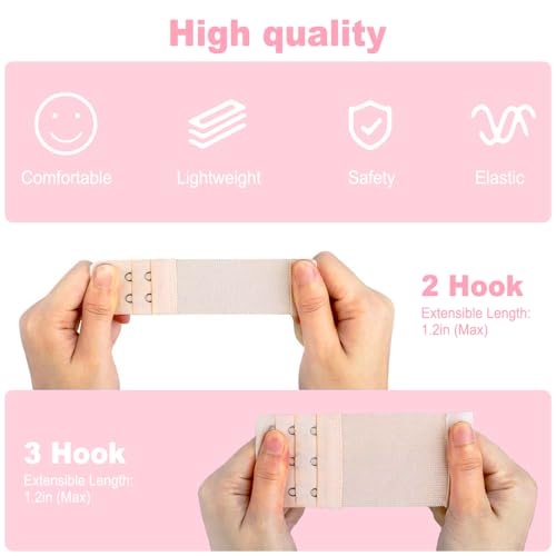Women's Comfortable Bra Extender, Soft Bra Extension Strap with Case for all Bra Brassiere Models, Lady's Bra Extender2