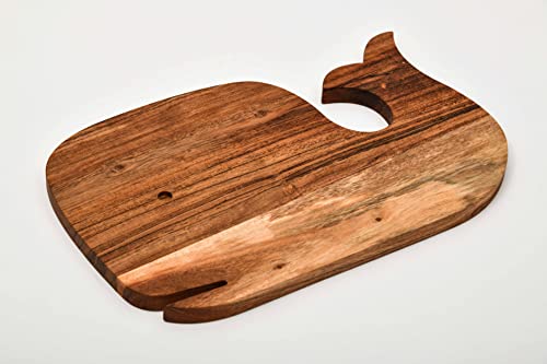 Tabla de cortar rectangular de madera de acacia 35.56x22.86 cm miniatura 3