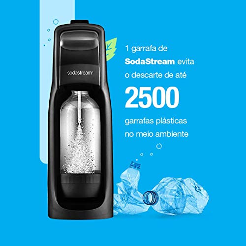 Máquina para Gaseificar Água, Jet, Preto, Sodastream