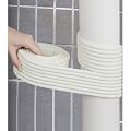 Tube Protector Tape, 2 M Long Ducting Pipe Covering Concealer for Boiler Pipe/ Cooker Hood Ducting/ Hose Pipes/ Extractor Fan Tubes/ Air Vent, Interior Exterior Sewer Plumbing Hider ( Color : H , Size
