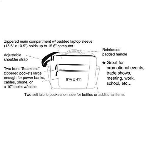 Yens Premium Laptop Briefcase-9805 (Slate Blue)2