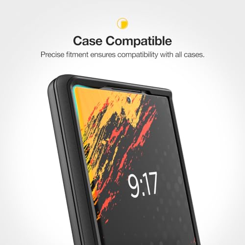 magglass Matte Screen Protector for Samsung Galaxy S24 Ultra, Anti Glare Tempered Glass Guard (Easy Applicator Included)