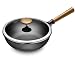 Poêle à Frire - Poêle à Frire antiadhésive anodisée avec Couvercle, poêle à Frire Lavable au Lave-Vaisselle, Casserole à Sauce ustensiles de Cuisine Noir
