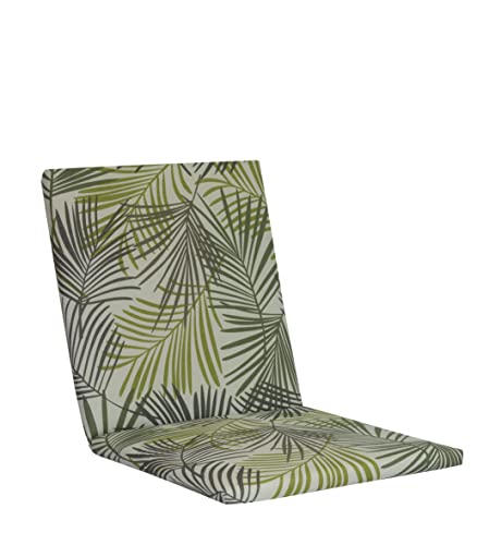 KETTtex Comfort NL Coussin pour chaise de jardin 100 x 50 x 4/7 cm, coussin d'assise KTH2 doux et indéformable I Coussin de chaise longue facile d'entretien I Motif 2440