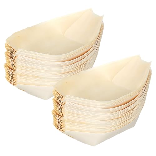 Platos de sushi japoneses de madera 5 in forma de bote x250 miniatura 1