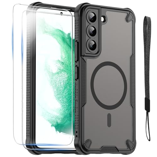 Htlhpxx for Samsung Galaxy S22 Magsafe Phone Case 6.1-inch-Black - image 1