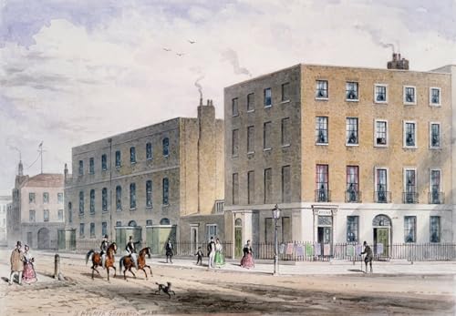 Affiche Soho Square et chapelle catholique par Hosmer Shepherd - Toile salon 60x90cm